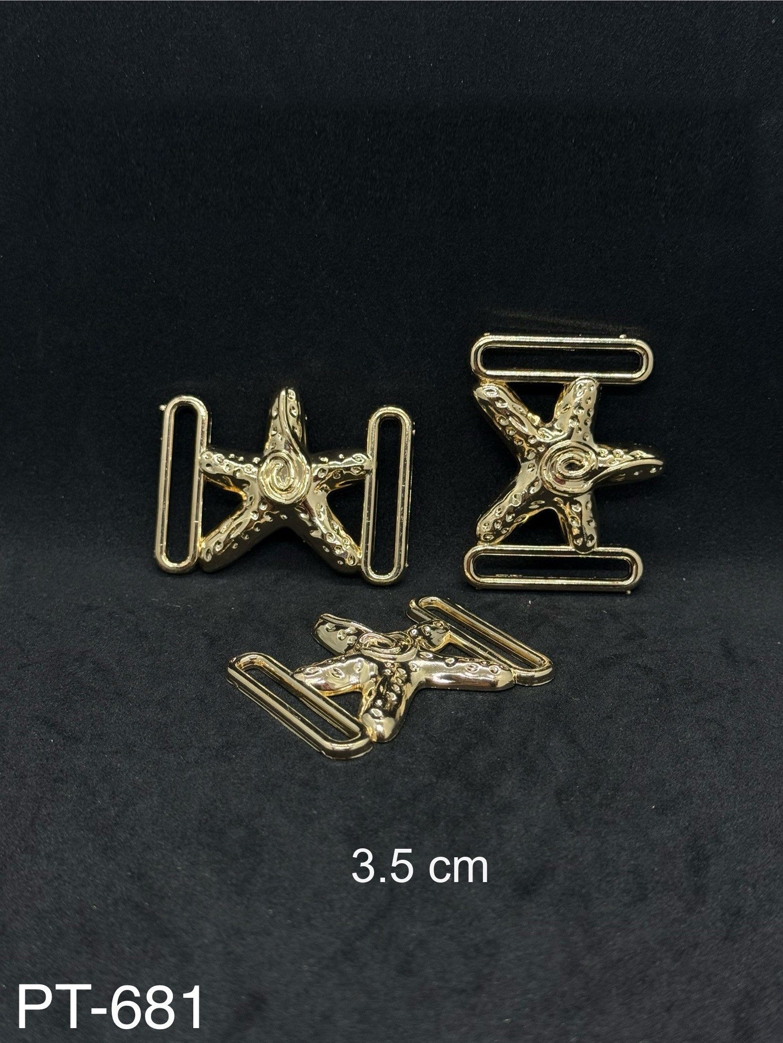 Metalize 3.5 cm Kulplu Aksesuar