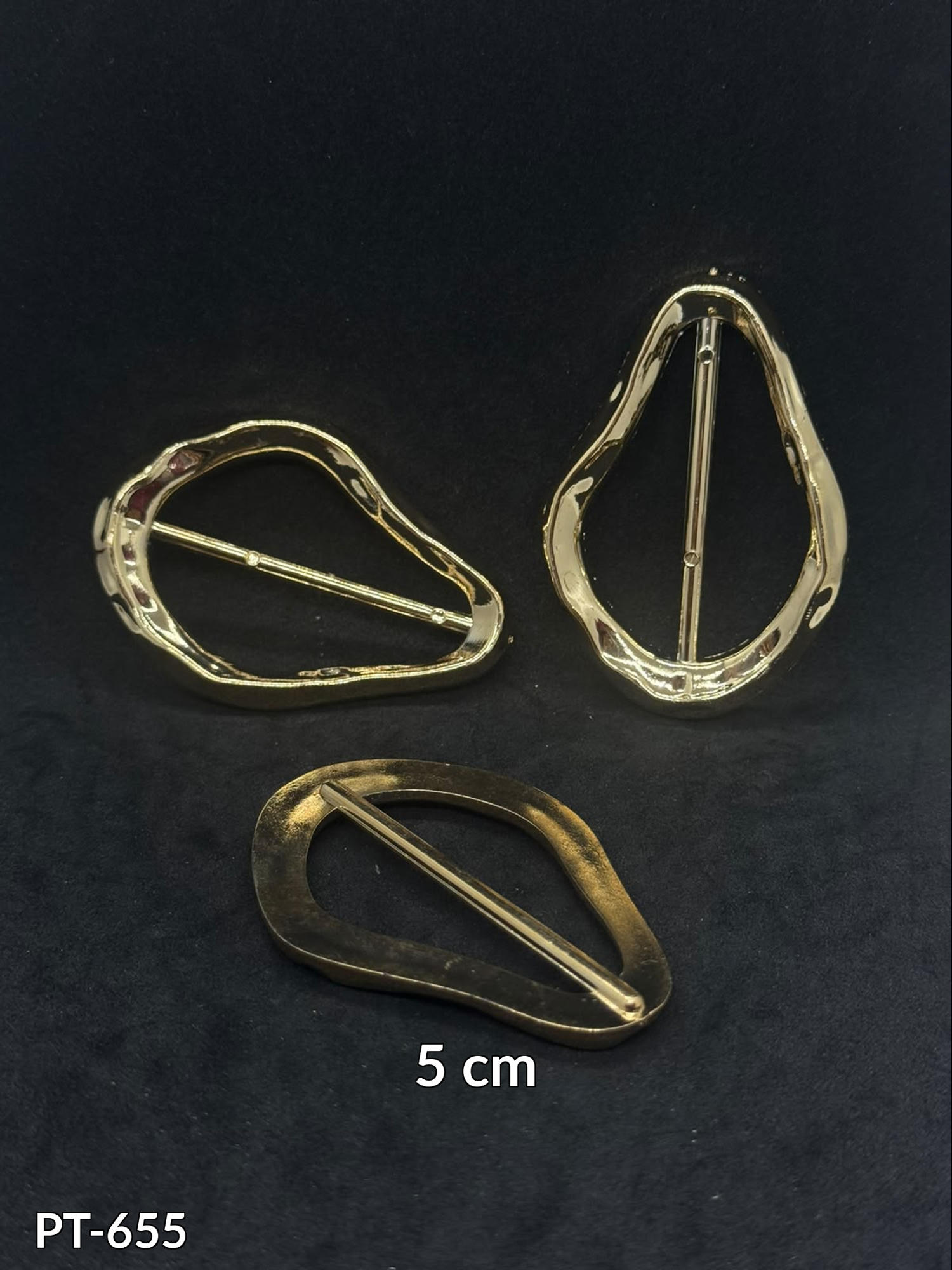 Metallized Asymmetric Buckle