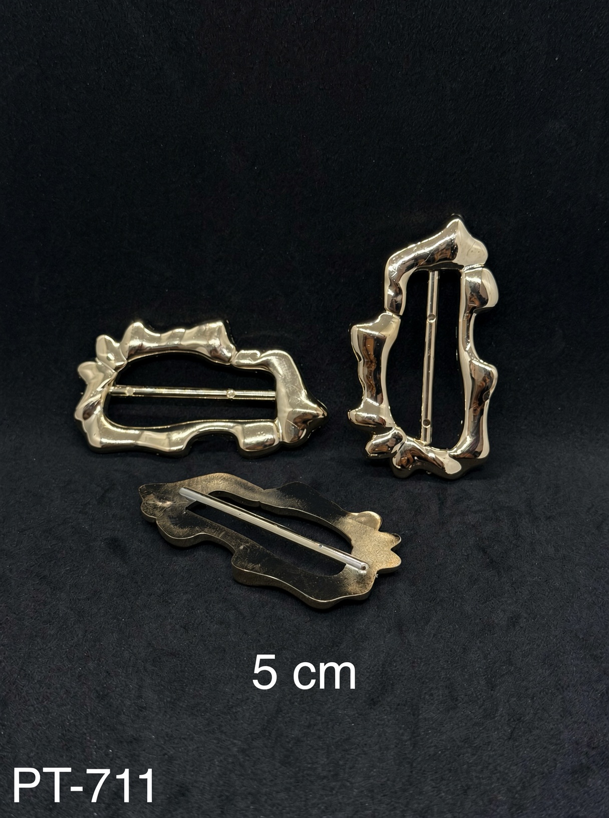 Metallized Asymmetric Buckle