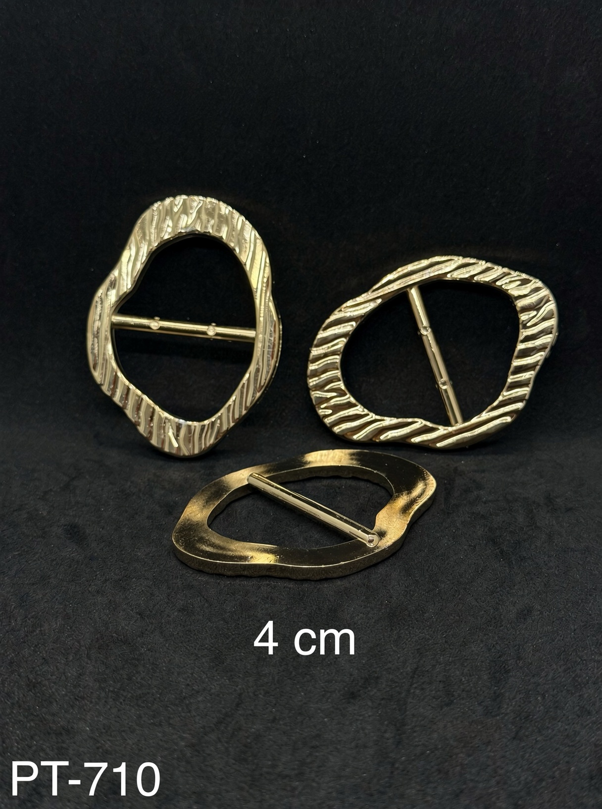 Metallized Asymmetric Buckle