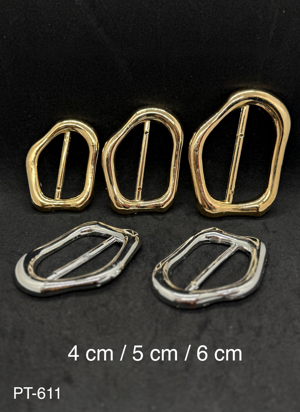 Metallized Asymmetric Buckle