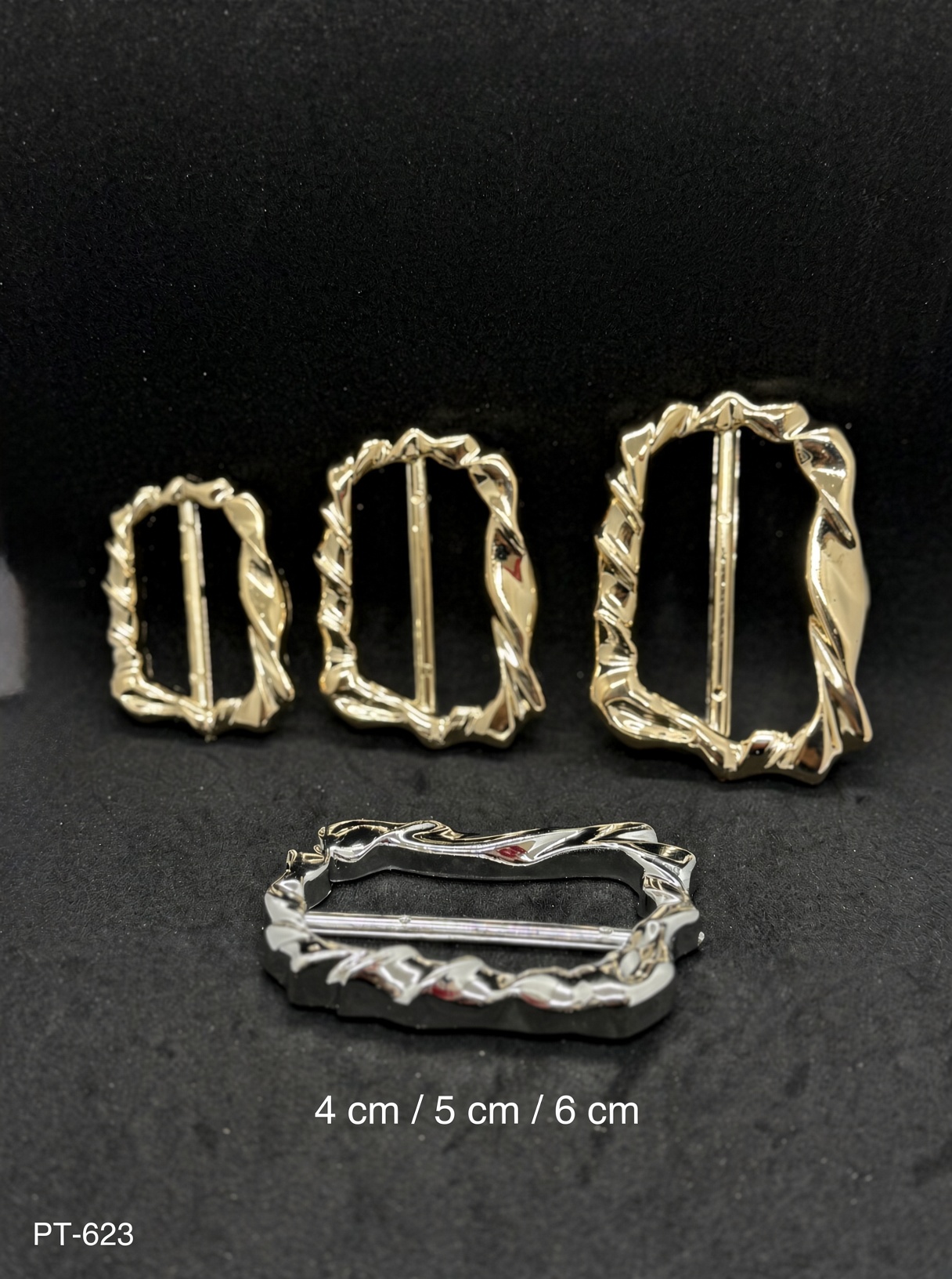 Metallized Asymmetric Buckle