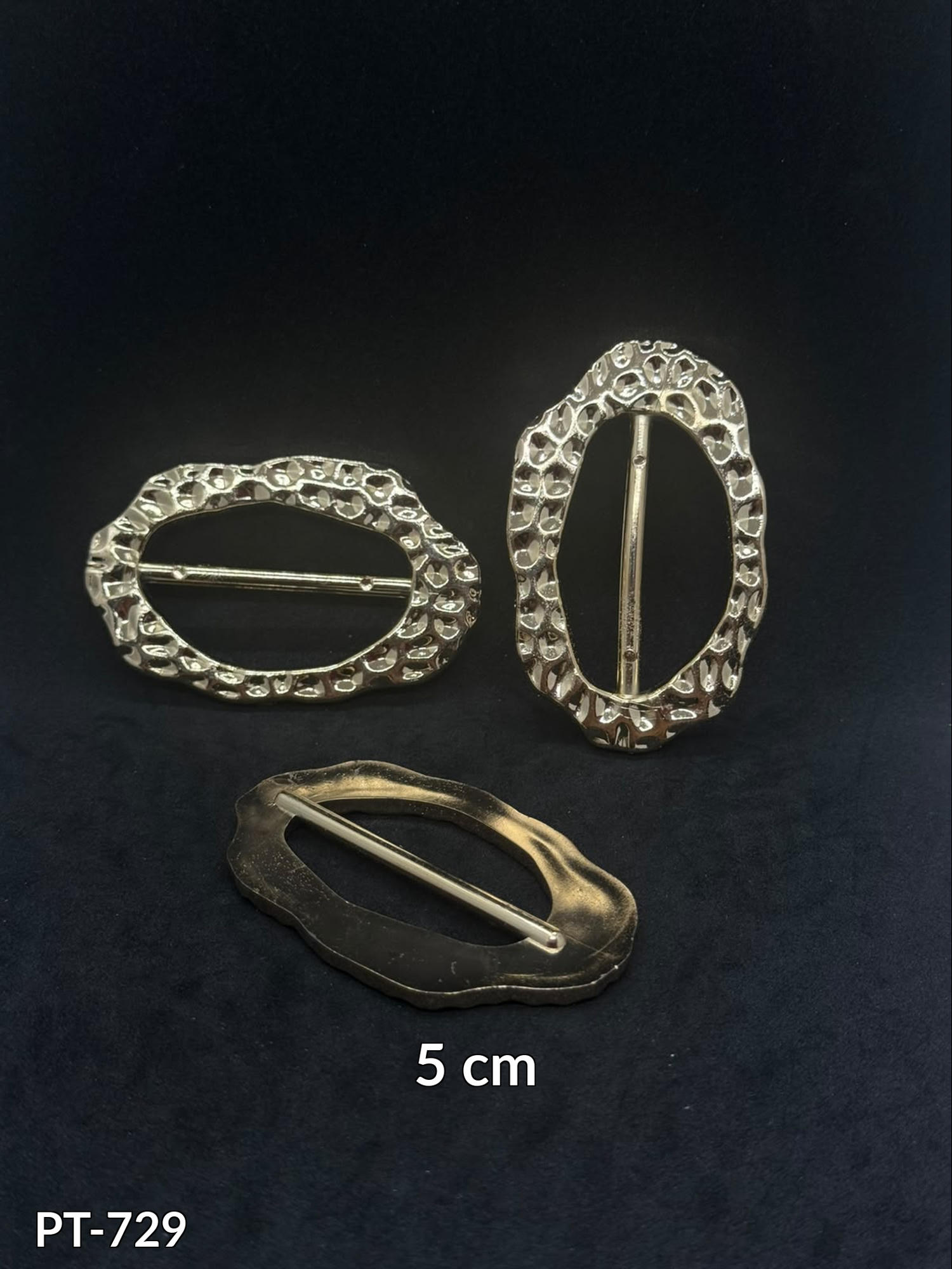 Metallized Asymmetric Buckle