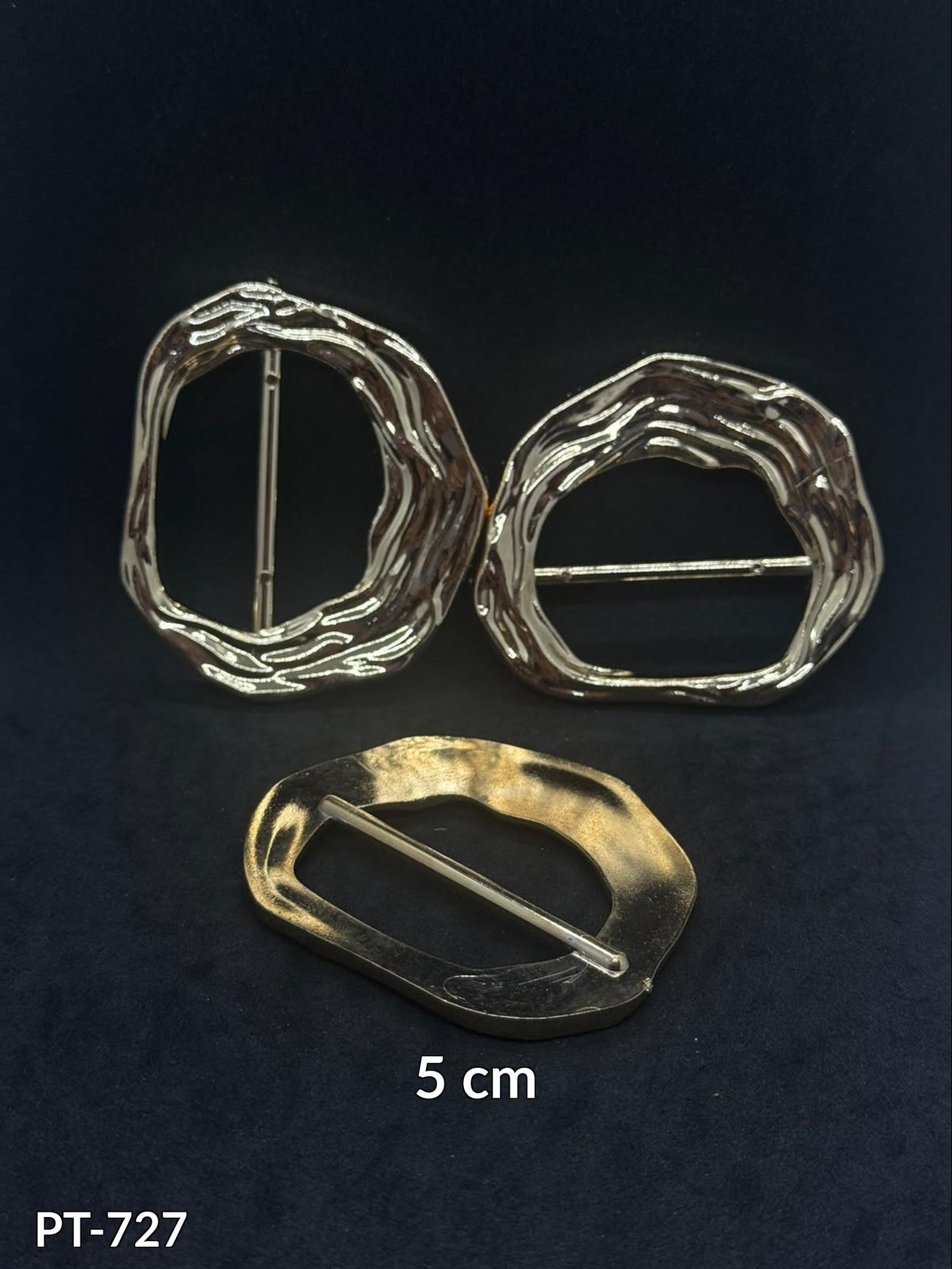 Metallized Asymmetric Buckle