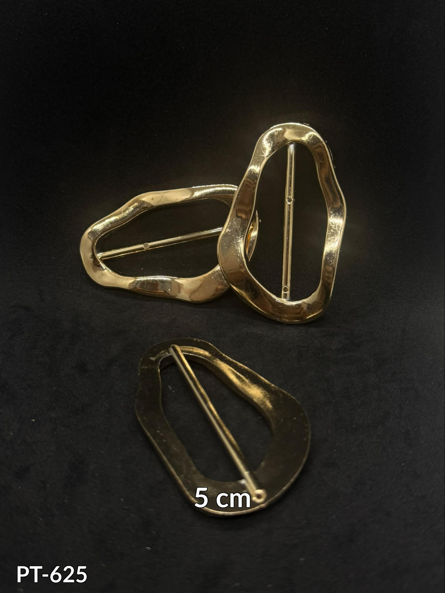 Metallized Asymmetric Buckle