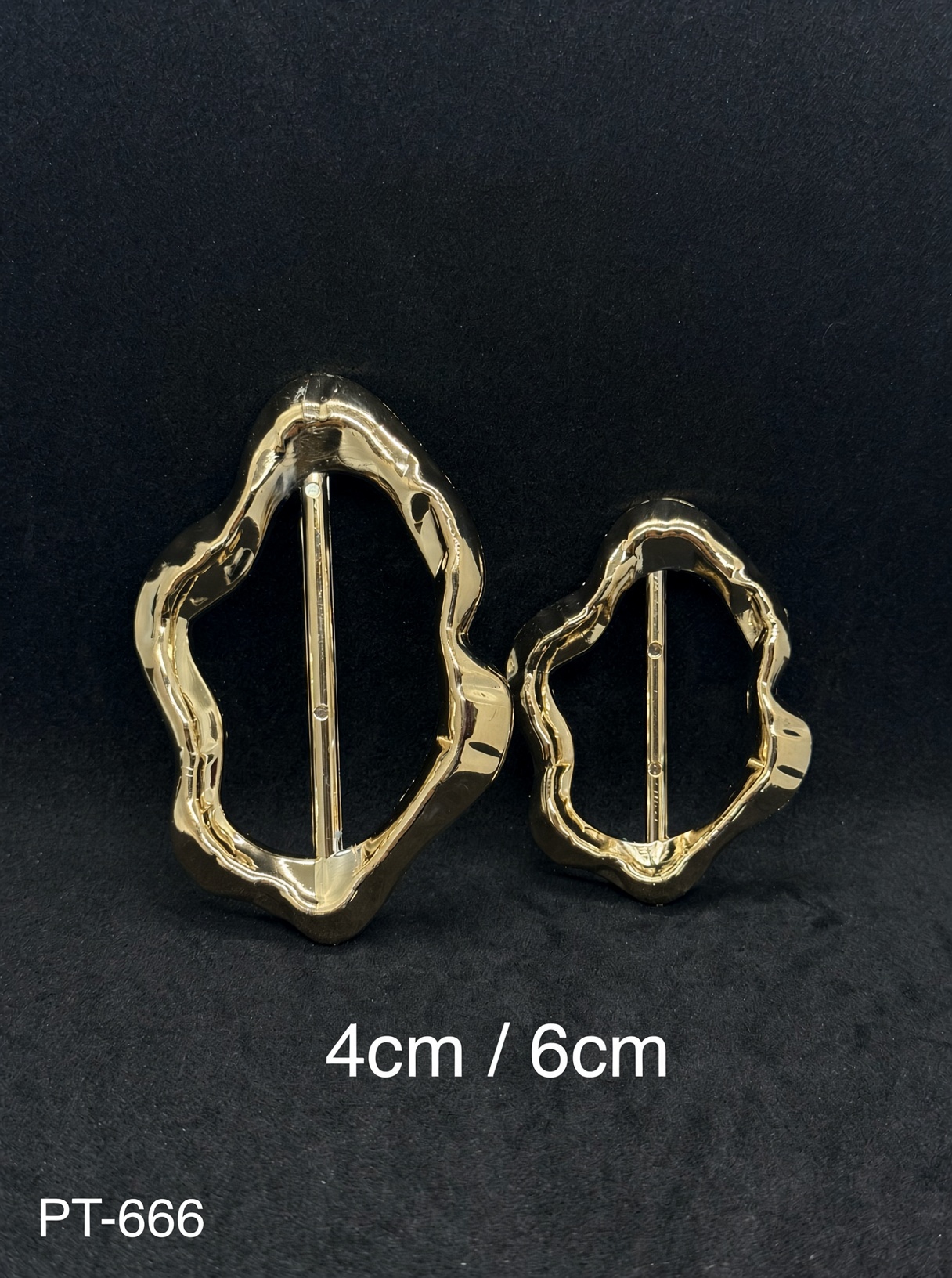 Metallized Asymmetric Buckle