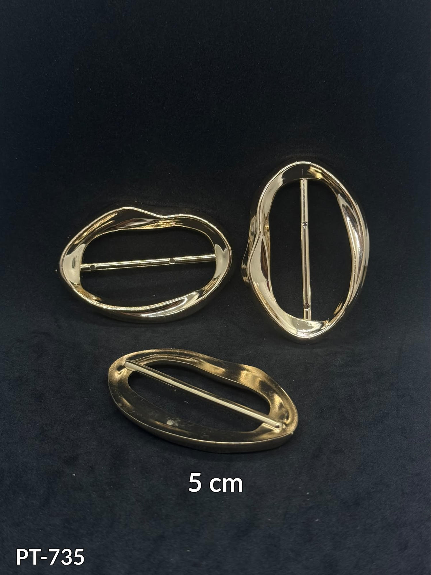 Metallized Asymmetric Buckle