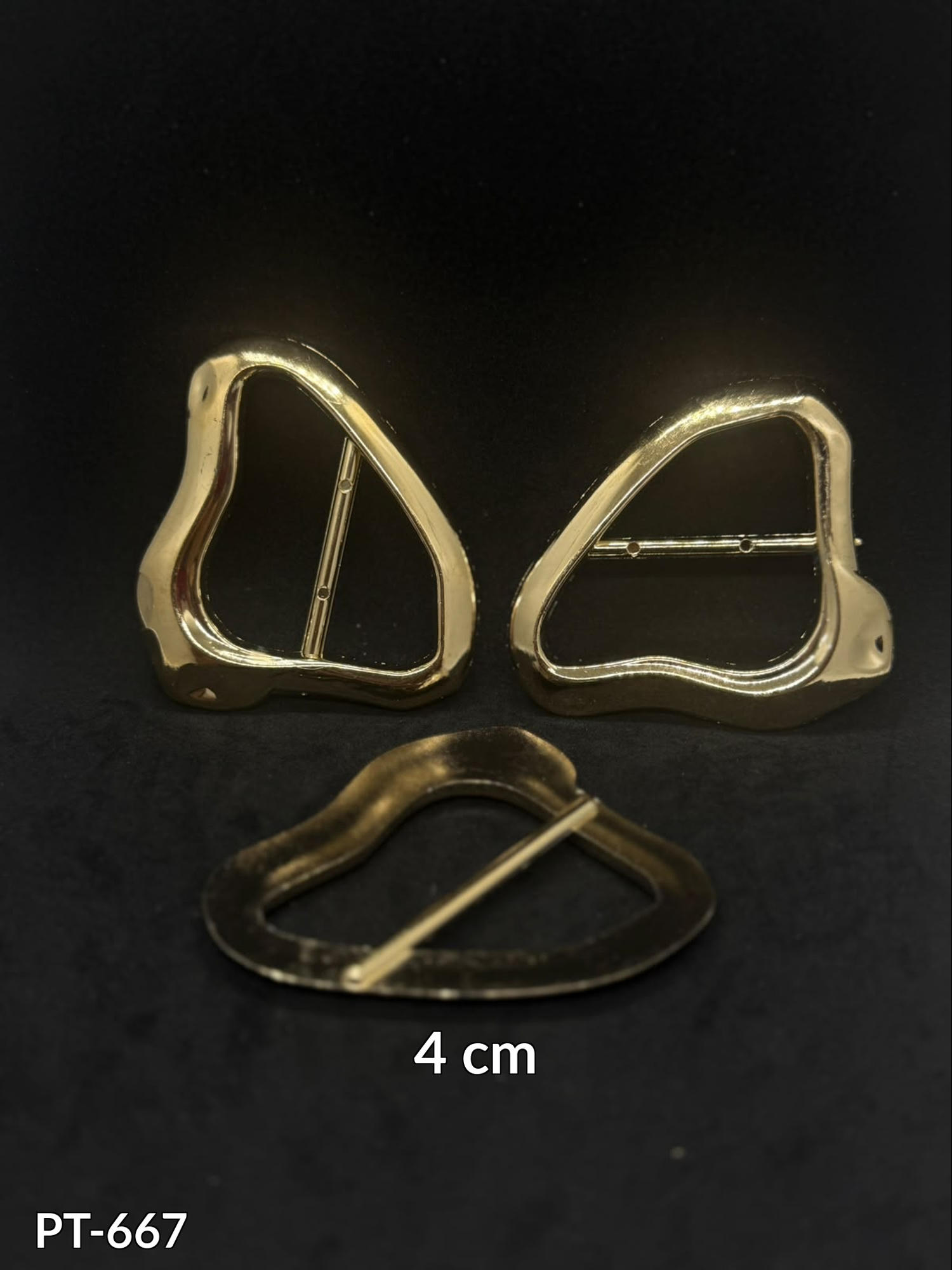 Metallized Asymmetric Buckle
