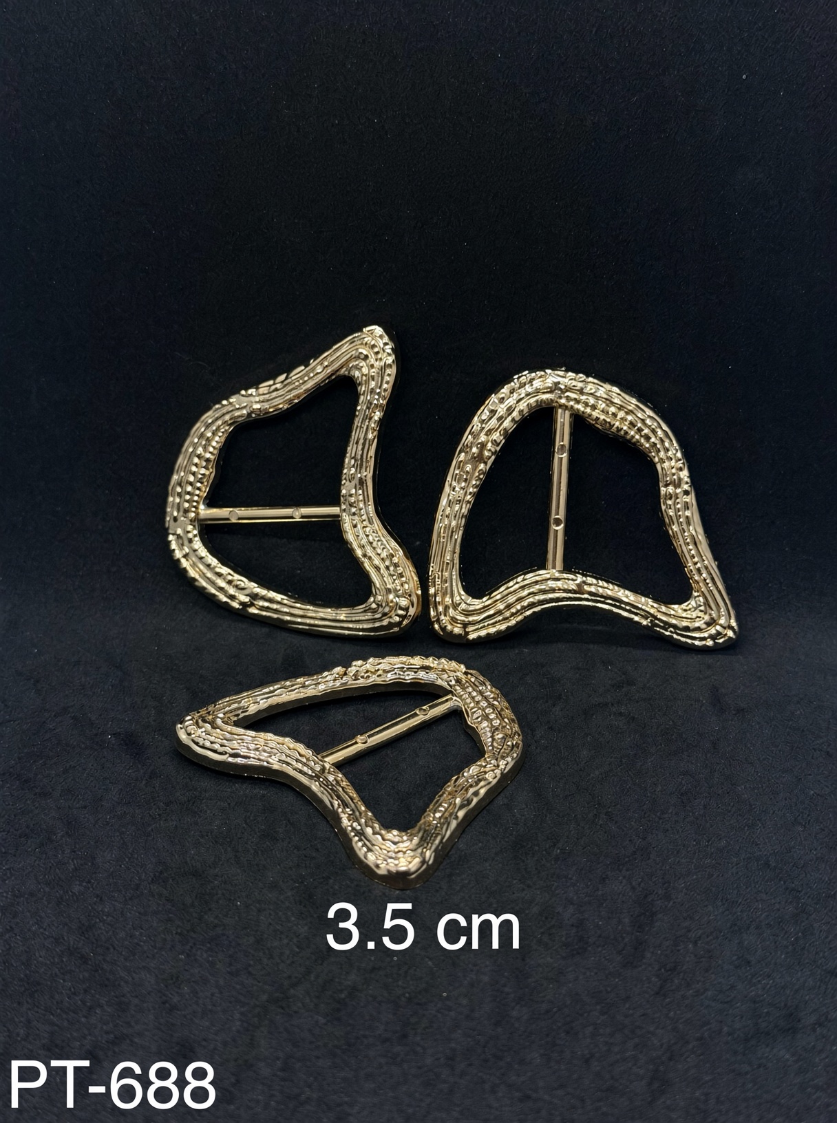 Metallized Asymmetric Buckle